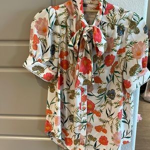 kate spade floral top